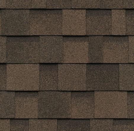 Dual Brown architectural asphalt shingles