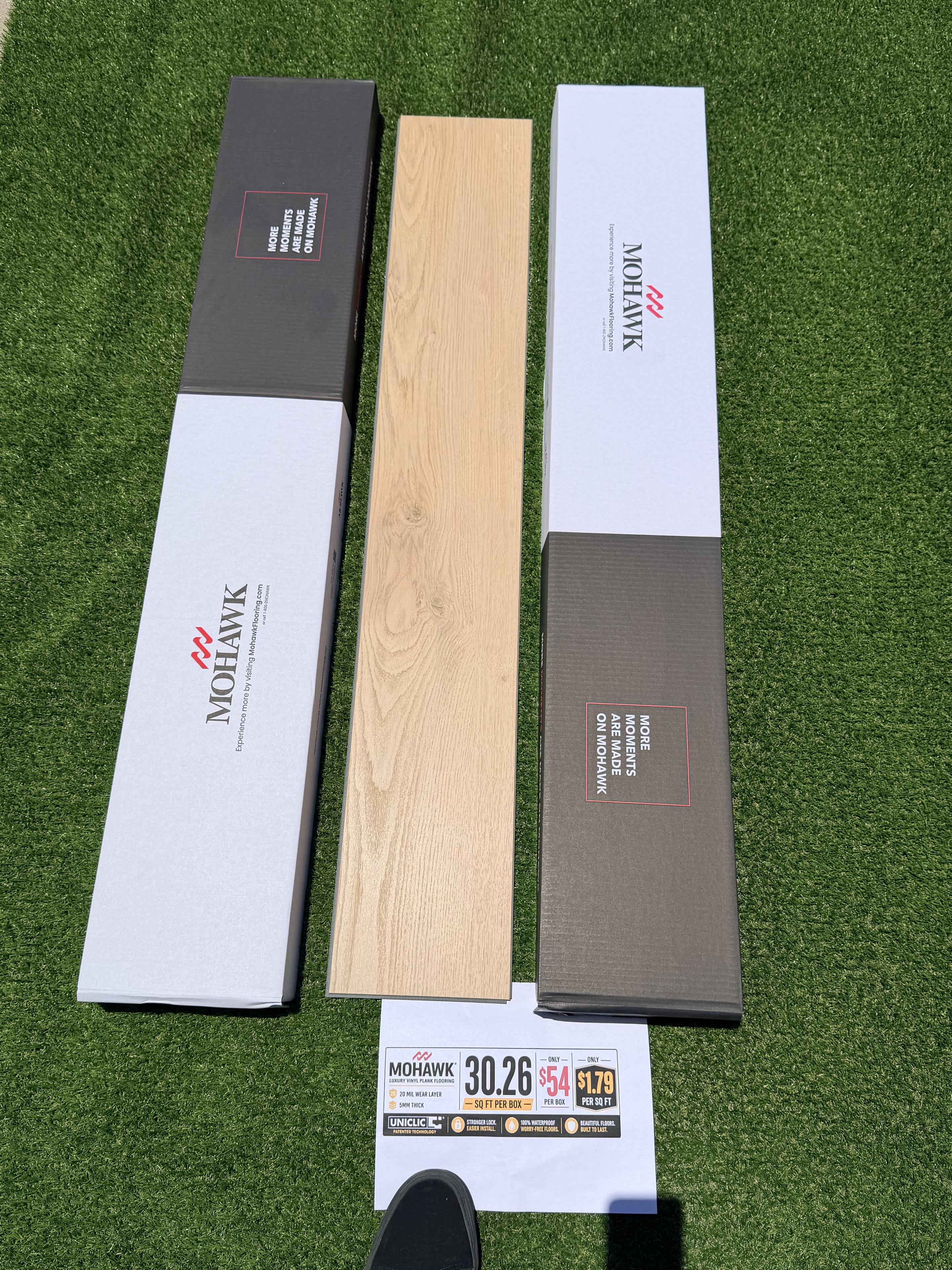 Mohawk luxury vinyl plank flooring available from ModHaus